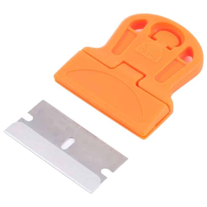 Kleberentferner, Rakel, Aufkleberreiniger, Kunststoffgriff, Schaber, Mini Glue Remover Squeegee (Orange), Mini Glue Remover Squeegee(Yellow) – Bild 3