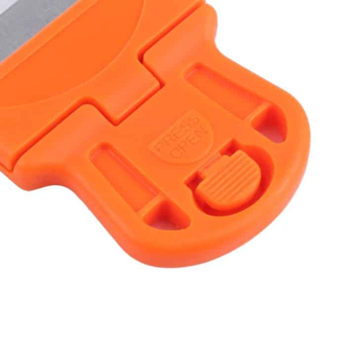 Kleberentferner, Rakel, Aufkleberreiniger, Kunststoffgriff, Schaber, Mini Glue Remover Squeegee (Orange), Mini Glue Remover Squeegee(Yellow) – Bild 5