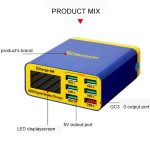 Mechaniker ICharge 6M QC 3.0 USB Smart Ladegerät Unterstützung Die Befestigung mit LCD, EU-Stecker – Bild 3