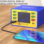 Mechaniker ICharge 8M QC 3.0 USB Smart Ladegerät Unterstützung Die Befestigung mit LCD, EU-Stecker – Bild 5