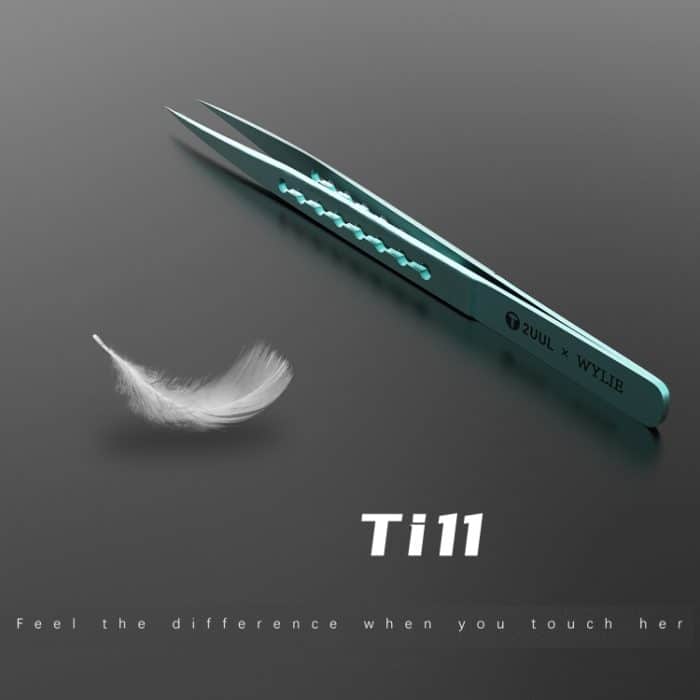 2ULOUL & WYLIE TI11 TITANIUM Legierung Gerade Tipp Pinzette – Bild 5
