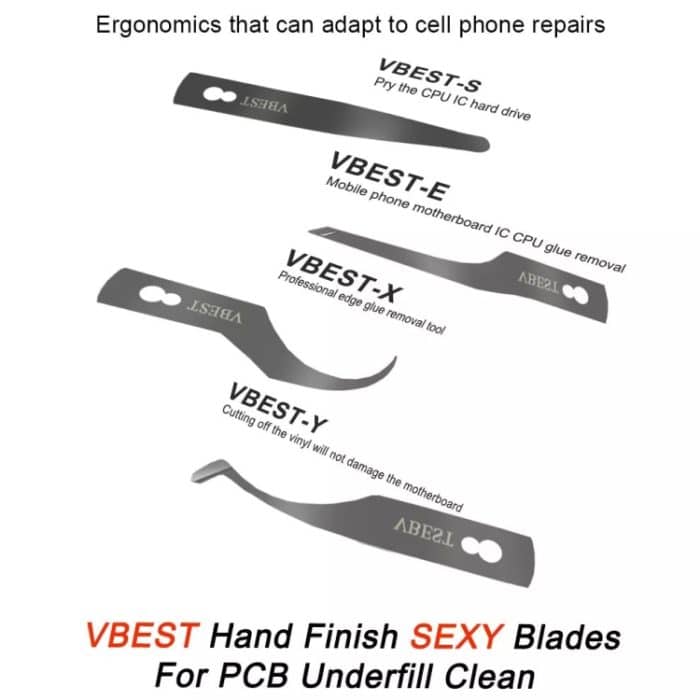 Bester BST-69A+ CPU-Chip Entfernen Sie Klebstoffwerkzeuge DIY-Schnitzmesser – Bild 4