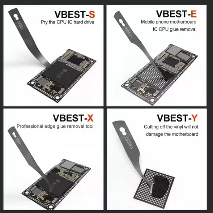 Bester BST-69A+ CPU-Chip Entfernen Sie Klebstoffwerkzeuge DIY-Schnitzmesser – Bild 5