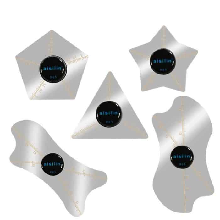 SPT7531.jpg 5 Stück 0.1mm ultradünne Edelstahl Pry Bar Crowbar-Entfernungskarte – Bild 1