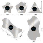 5 Stück 0.1mm ultradünne Edelstahl Pry Bar Crowbar-Entfernungskarte – Bild 2