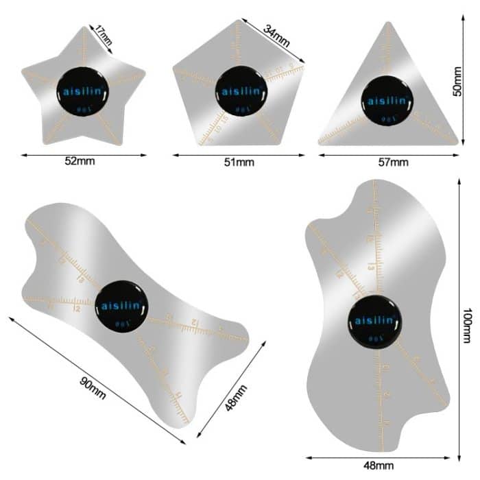 5 Stück 0.1mm ultradünne Edelstahl Pry Bar Crowbar-Entfernungskarte – Bild 2