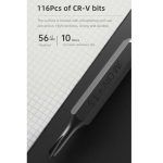 JAKEMY JM-8183 145 in 1 manueller Mehrzweck-Werkzeugschraubendreher-Set – Bild 5