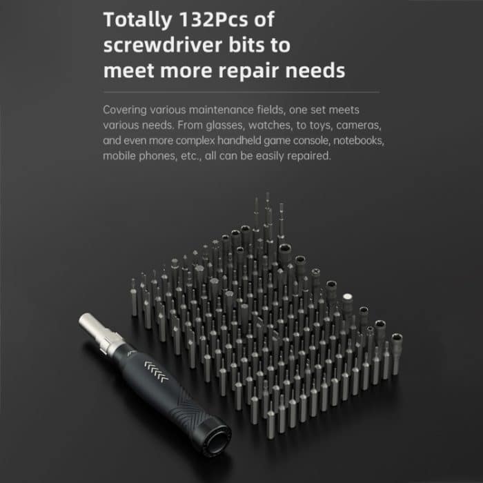 JAKEMY JM-8183 145 in 1 manueller Mehrzweck-Werkzeugschraubendreher-Set – Bild 9