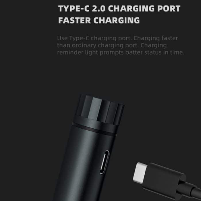 JAKEMY JM-Y05 8-in-1-Typ-C-Schnelllade-Hochpräzisions-Elektroschrauber mit doppelter Leistung – Bild 10