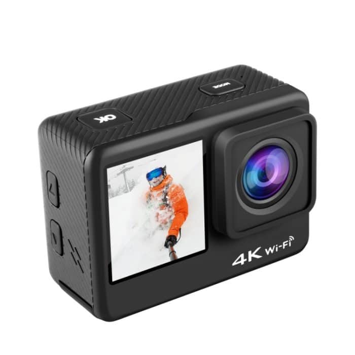 C1 Dual-Screen 2,0 Zoll + 1,3 Zoll Bildschirm Anti-Shake 4K WiFi Sport Action Kamera Camcorder mit wasserdichtem Gehäuse, Allwinner V316, 170 Grad Weitwinkel – Bild 2