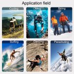 C1 Dual-Screen 2,0 Zoll + 1,3 Zoll Bildschirm Anti-Shake 4K WiFi Sport Action Kamera Camcorder mit wasserdichtem Gehäuse, Allwinner V316, 170 Grad Weitwinkel – Bild 11