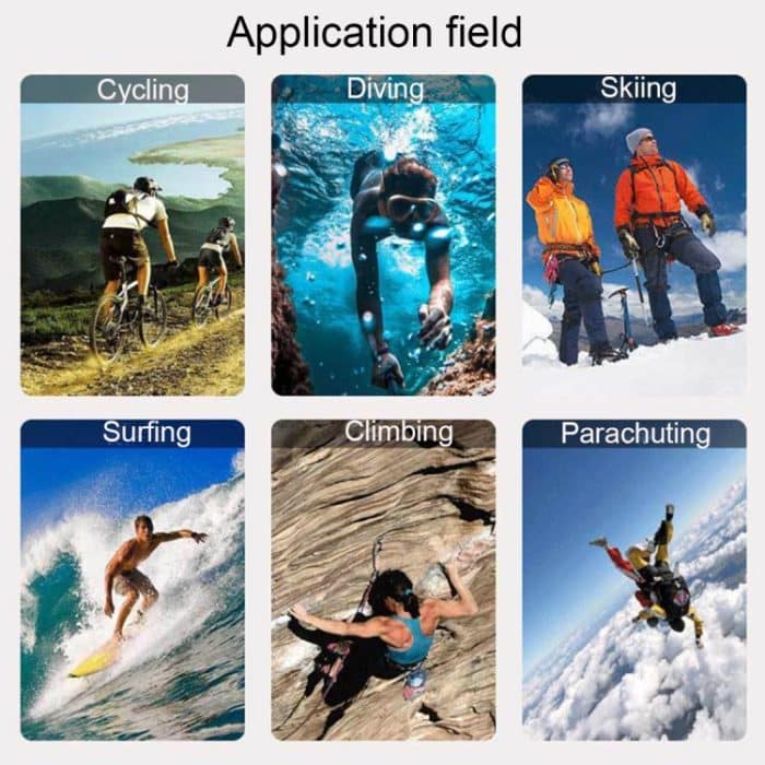 C1 Dual-Screen 2,0 Zoll + 1,3 Zoll Bildschirm Anti-Shake 4K WiFi Sport Action Kamera Camcorder mit wasserdichtem Gehäuse, Allwinner V316, 170 Grad Weitwinkel – Bild 11