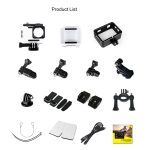 C1 Dual-Screen 2,0 Zoll + 1,3 Zoll Bildschirm Anti-Shake 4K WiFi Sport Action Kamera Camcorder mit wasserdichtem Gehäuse, Allwinner V316, 170 Grad Weitwinkel – Bild 12