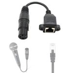 15 cm XLR 3-polige Buchse zu RJ45-Buchse Adapter-Konverterkabel