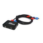 2 Anschlüsse USB HDMI KVM Switch Switcher mit Kabel für Monitor, Tastatur, Maus, HDMI Switch, Support U Disk Read – Bild 2