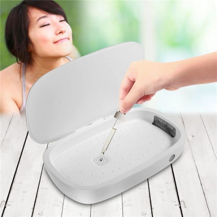 U3 UVC Ultraviolett-Handy-Sterilisationsbox Maske Zahnbürste Sterilisator Sterilisationsbox Drahtloses Ladegerät – Bild 8