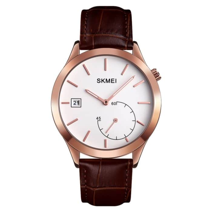 SKMEI 1581 Kreative Mode Herrenuhr Einfache Casual Outdoor Sport Wasserdichte Zwei-Pin Quarzuhr – Bild 1