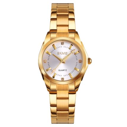 SKmei 1620 Zarte Strass Kreative Casual Wasserdichte Quarz Frauen Uhr Stahl Armband Uhr