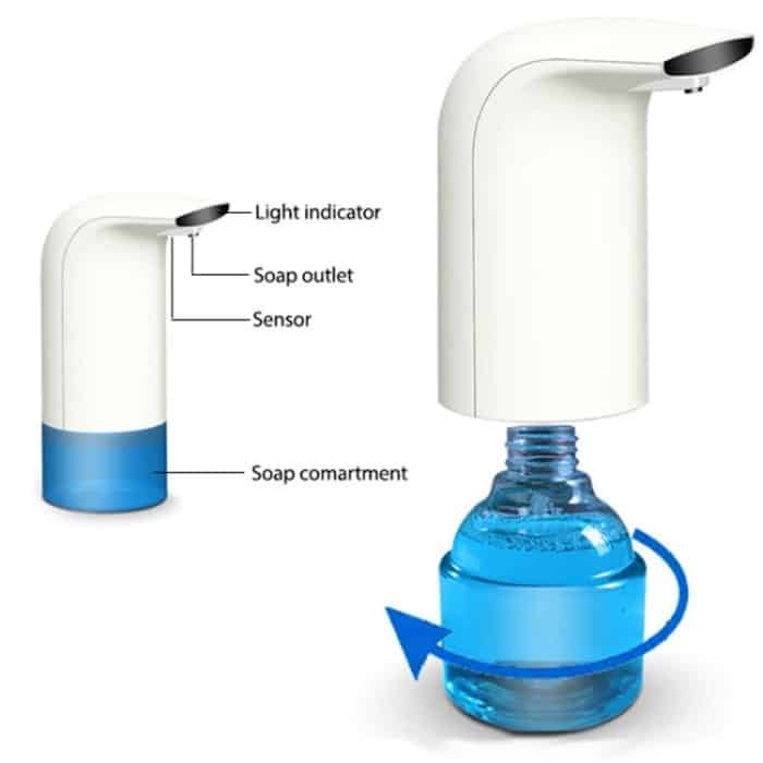 Automatische Sensor-Seifenspender-Schaumwaschmaschine, Soap Dispenser – Bild 3
