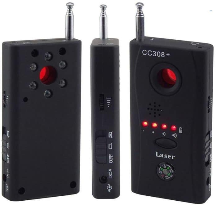 CC308 Vollbereichskamera Laserdetektor Mini Drahtloses Kamerasignal GSM Device Finder – Bild 2