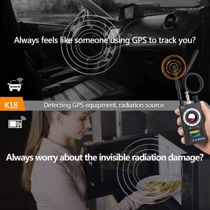 ZS-k18 GPS Tracking GSM Abhörgerät Finder Drahtloser Kameradetektor, US Plug – Bild 5