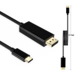 4K 60Hz Typ C zu DP DisplayPort DP-Adapterkabel anschließen, Kabellänge: 1,8 m – Bild 3