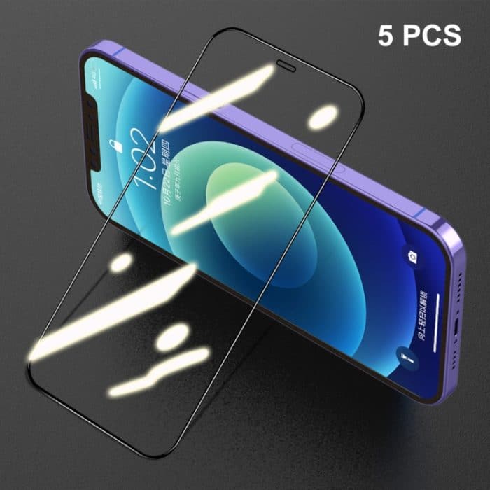 5 Stück ENKAY Hat-Prince Vollkleber 0,26 mm 9H 2,5D gehärtetes Glas mit vollständiger Abdeckung, For iPhone 12 mini 5 PCS, For iPhone 12 / 12 Pro 5 PCS, For iPhone 12 Pro Max 5 PCS – Bild 1