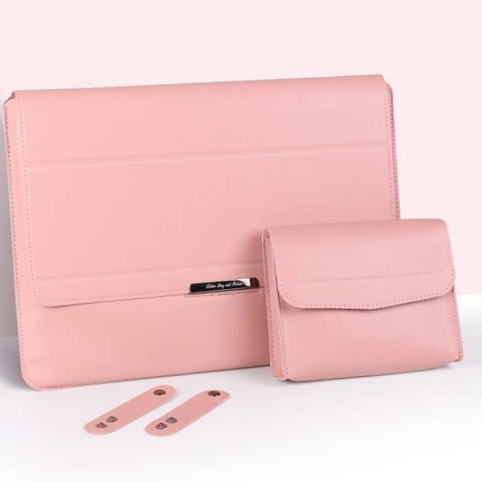 4-in-1 universeller Laptop-Halter, PU-wasserdichter Schutz am Handgelenk, Laptop-Tasche, 13/14inch – Bild 4