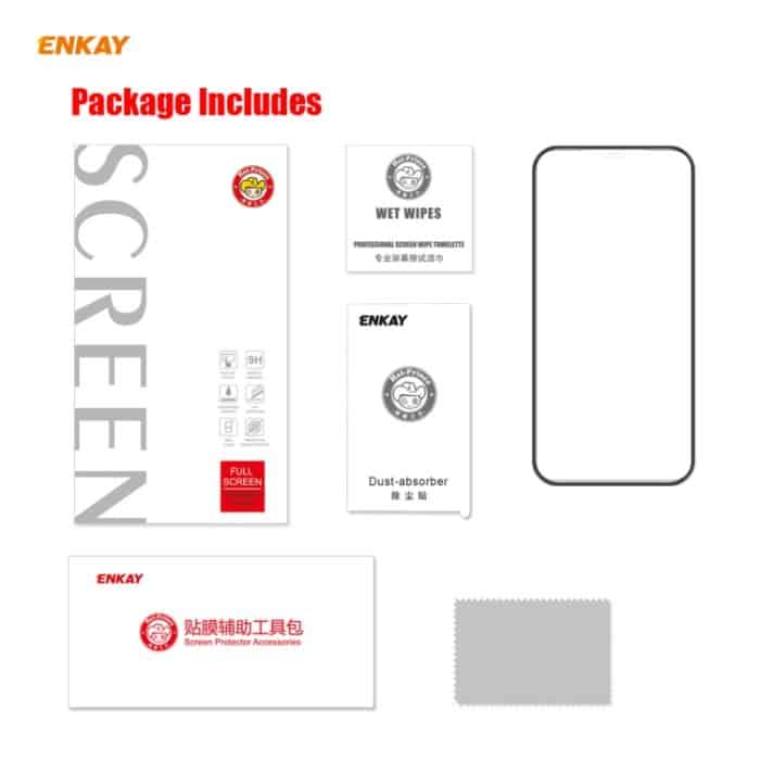 ENKAY Hat-Prince Anti-Drop-Vollkleber-Vollbildfolie aus gehärtetem Glas, Anti-Fall-Schutz, For iPhone 12 mini(1 PC), For iPhone 12 / 12 Pro(1 PC), For iPhone 12 Pro Max(1 PC) – Bild 7