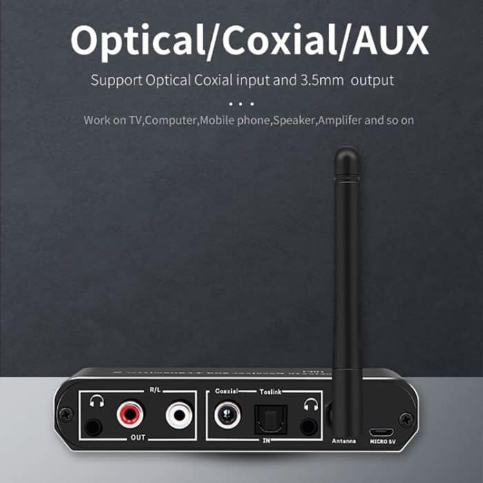 ZS-SGD09 3 in 1 Digital-Analog-Bluetooth 5.0-Empfänger und -Sender – Bild 5