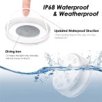 16 Farben 13 LEDs Unterwasserlicht Schwimmbad Tauchlicht Dimmbarer Saugnapf Unterwasserlampe – Bild 5