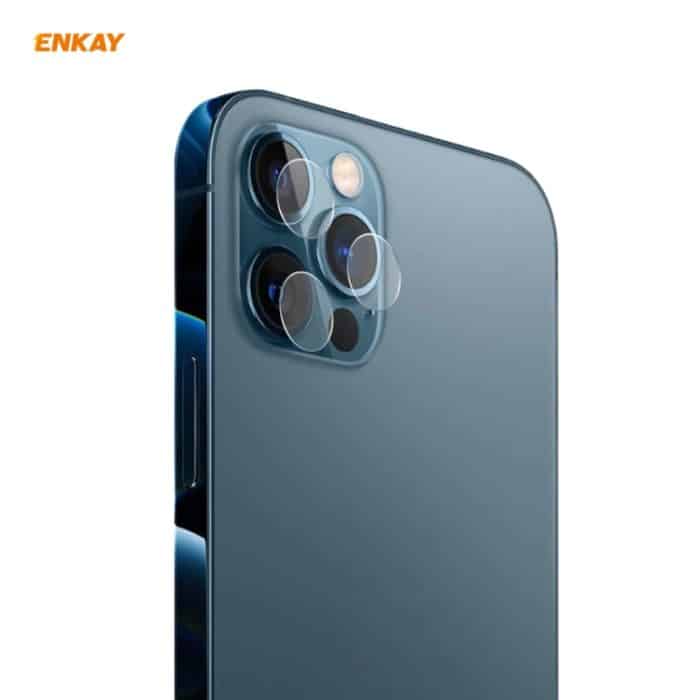 SYA001392701.jpg Für iPhone 12 Pro / 12 Pro Max ENKAY Hat-Prince 0,2 mm 9H 2,15D runde Kante Rückkameraobjektiv gehärtetes Glas Film 3 Teile/Satz, 1 Set, 2 Set, 5 Set, 10 Set – Bild 1