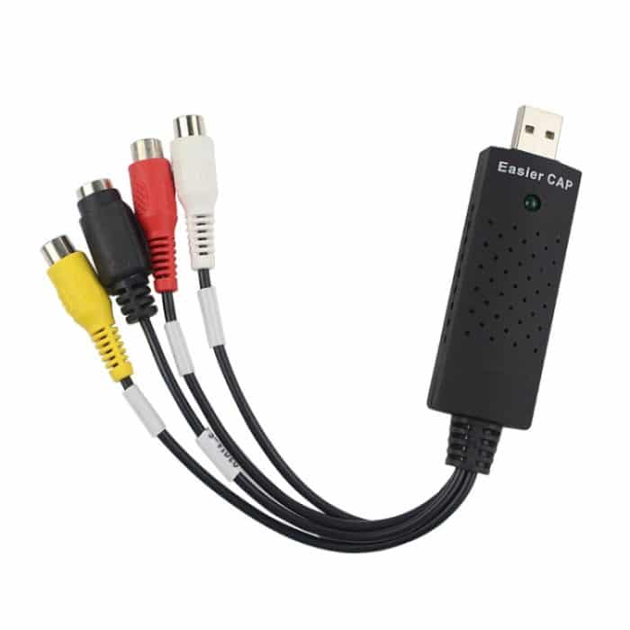 SYA0013985.jpg Tragbare USB 2.0 Video + Audio-Cinch-Buchse für Buchse / Buchse / VHS-Unterstützung Vista 64 / Win 7 / Win 8 / Win 10 / Mac OS – Bild 1