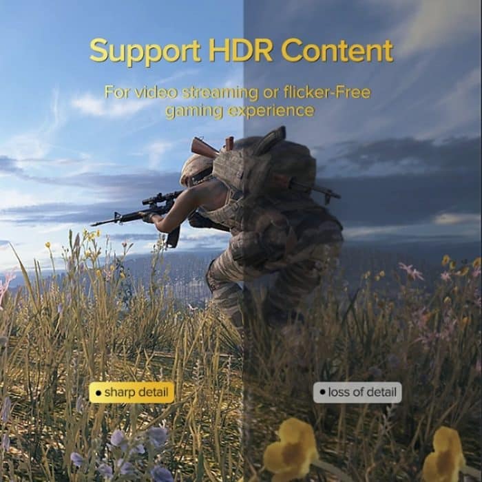 DisplayPort 1.4 8K HDR 60Hz 32,4 Gbit / s DisplayPort-Kabel für Video / PC / Laptop / TV, Kabellänge: 1 m – Bild 7