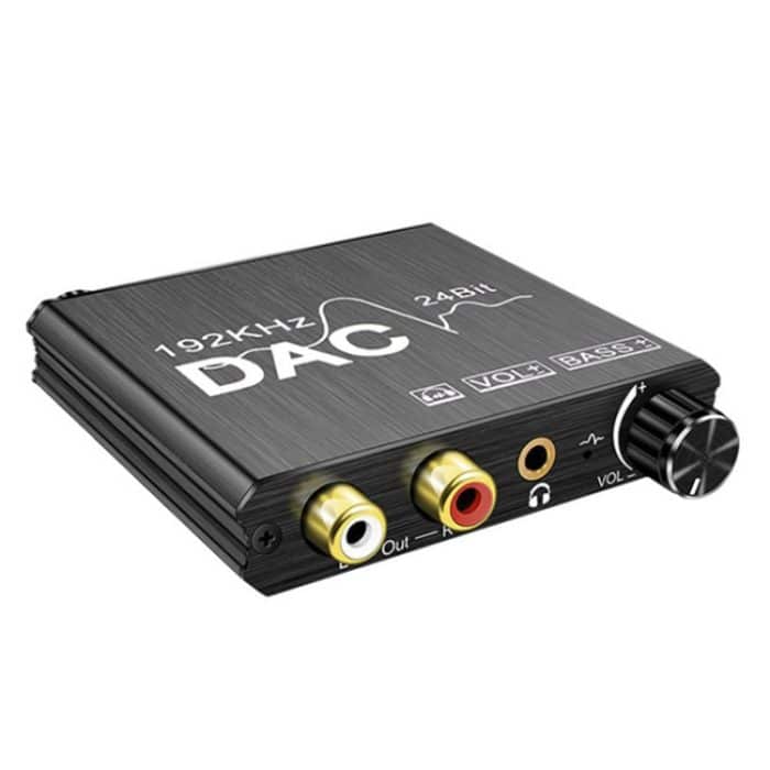 Digital-Analog-Audio-Wandler Stereo-Extraktor DAC-Verstärker Optisch SPDIF 192 kHz 24 Bit – Bild 2