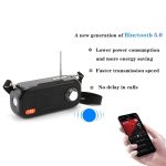 T&G TG613 TWS Solar tragbare Bluetooth-Lautsprecher mit LED-Taschenlampe, unterstützt TF-Karte/FM/AUX/U-Disk – Bild 10
