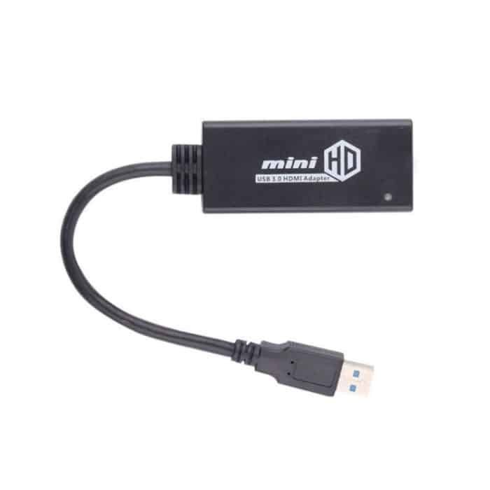 SYA0014400.jpg USB 3.0 zum HDMI HD-Wandlerkabel-Adapter mit Audio, Kabellänge: 20cm – Bild 1