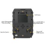 S880 Field Jagdüberwachungskamera, 2560x1920 Pixel, Niedrige Batterie, Nachtsicht, Weitwinkel, Auto IR-Cut-Remove – Bild 5