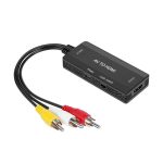 AV auf HDMI Converter 3 CVBS RCA-Adapter, unterstützt PAL NTSC 1080P