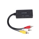 AV auf HDMI Converter 3 CVBS RCA-Adapter, unterstützt PAL NTSC 1080P – Bild 2