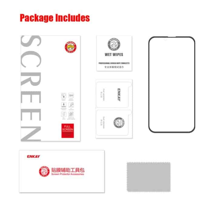 ENKAY Hat-Prince Anti-Drop-Vollkleber-Vollbildfolie aus gehärtetem Glas, Anti-Fall-Schutz, For iPhone 13 mini (1 PC), (For iPhone 13 / 13 Pro 1 PC), For iPhone 13 Pro Max(1 PC) – Bild 7