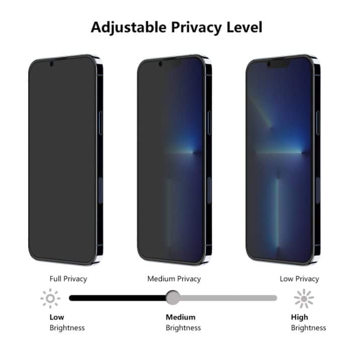 2 Stück ENKAY Hat-Prince Full Coverage Anti-Drop Privacy Displayschutzfolie Anti-Spionage-Hartglasfolie, For iPhone 13 mini(2pcs), For iPhone 13 / 13 Pro (2pcs), For iPhone 13 Pro Max(2pcs) – Bild 2