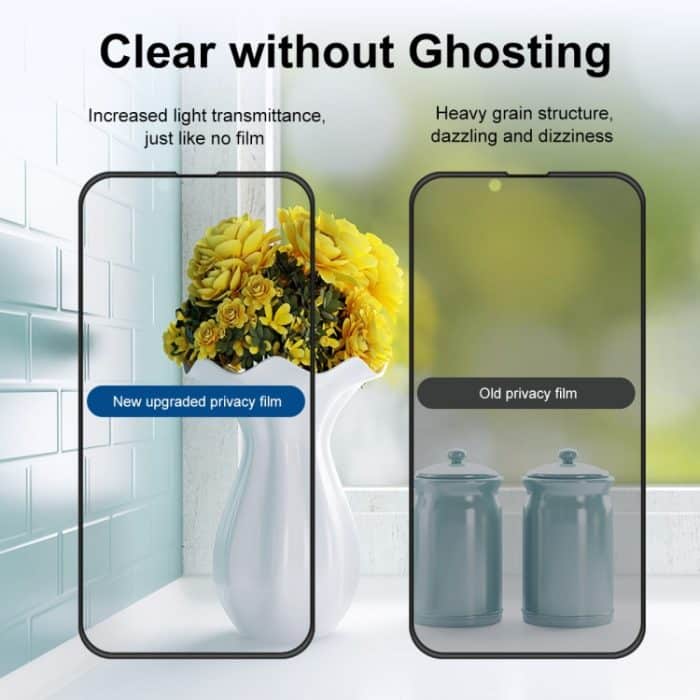 5 Stück ENKAY Hat-Prince Full Coverage Anti-Drop Privacy Displayschutzfolie Anti-Spionage-Hartglasfolie, For iPhone 13 mini(5pcs), For iPhone 13 / 13 Pro (5pcs), For iPhone 13 Pro Max(5pcs) – Bild 4