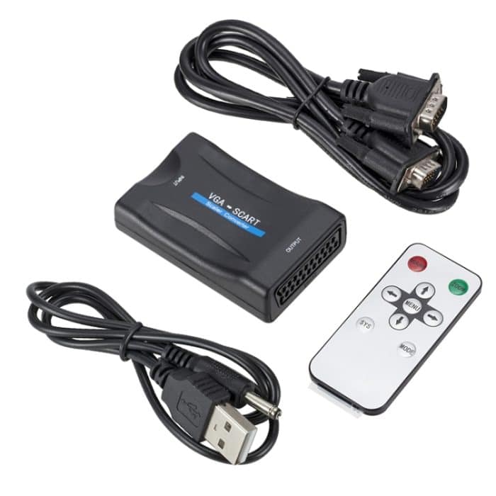 1080p VGA zu SCART Audio Video Converter Adapter – Bild 6