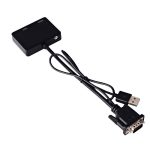 VGA bis HDMI-Adapter VGA-Splitter mit 3,5-mm-Audio-Konverter – Bild 3