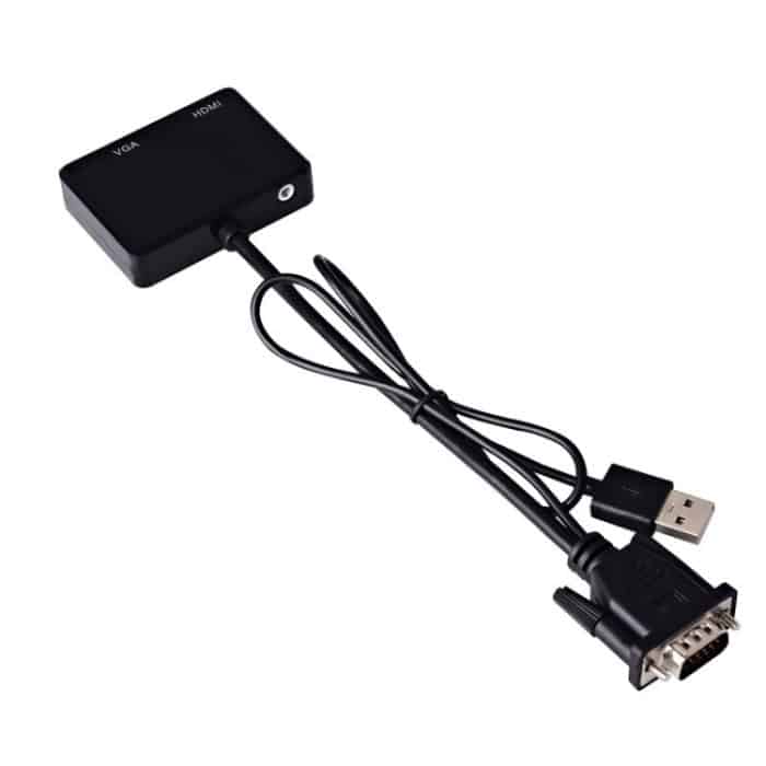 VGA bis HDMI-Adapter VGA-Splitter mit 3,5-mm-Audio-Konverter – Bild 3