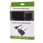 VGA bis HDMI-Adapter VGA-Splitter mit 3,5-mm-Audio-Konverter – Bild 4