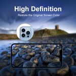 ENKAY Hat-Prince Hüllenfreundlicher Kameraobjektivfilm aus gehärtetem Glas, kratzfester Schutz für iPhone 13 Pro / 13 Pro Max, 1 Set, 2 Set, 5 Set, 10 Set – Bild 4