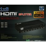 1 x 8 4k x 2K 3840 * 2160 / 30Hz HDMI-Splitter – Bild 6