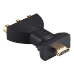 Vergoldeter HDMI-Stecker auf 3 Cinch-Video-Audioadapter AV-Komponentenkonverter für DVD-Projektor – Bild 2